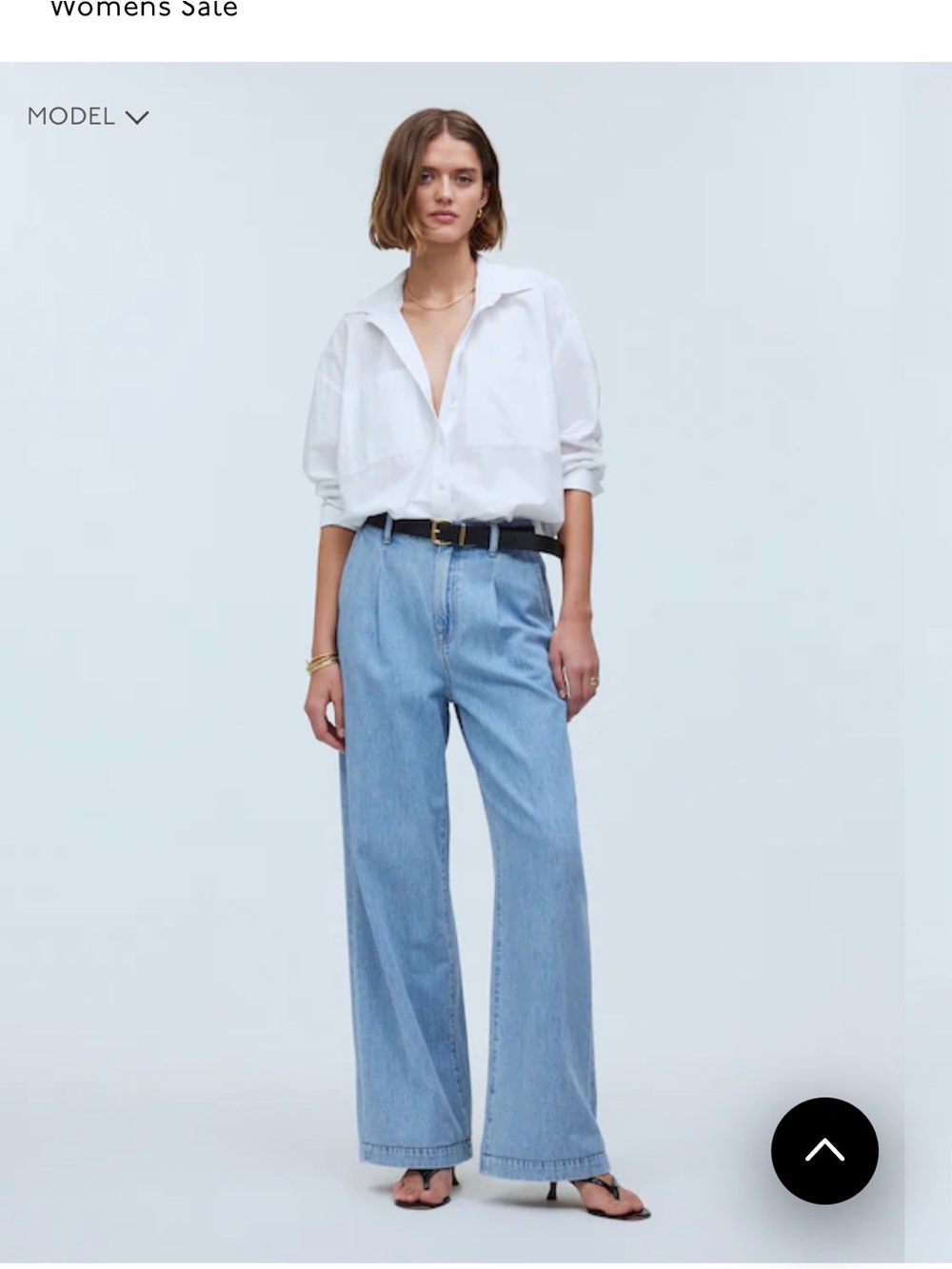 Madewell Harlow Wide Leg Trouser Jeans